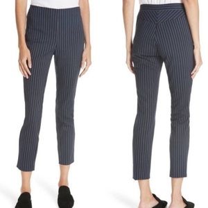 Rag & Bone elastic waist Black Stripe ankle length Pants